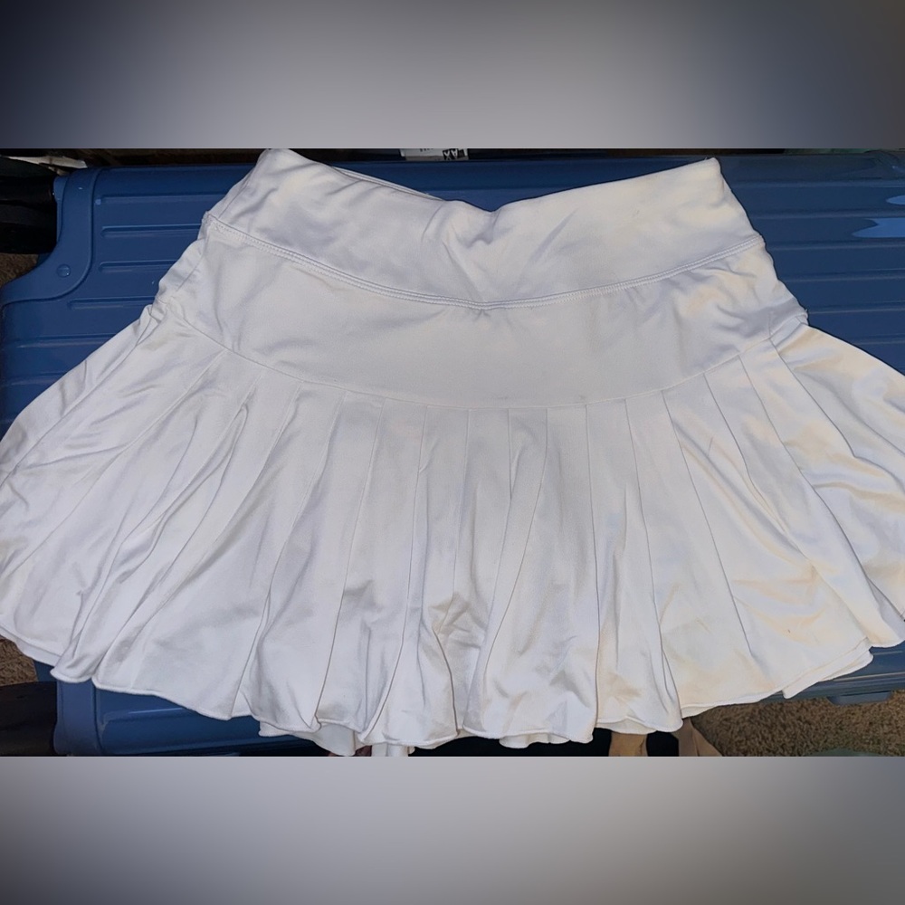 Chic White Tennis Skirt